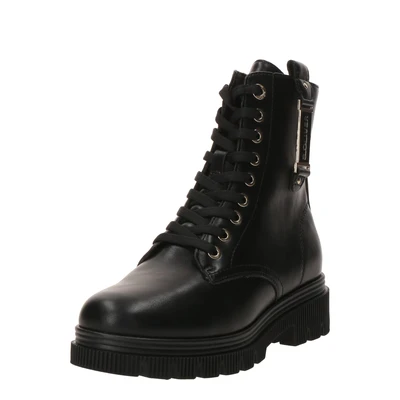 Afbeelding van s.Oliver Enkellaarsjes met plateauzool, Dames, Maat: 37, Black Schoenen