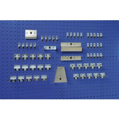 Afbeelding van Bott Gereedschaphouder assortiment BxH mm 10 haak/20 dubbele haak/10 div. houder 60 delig 1 stuk 14031415