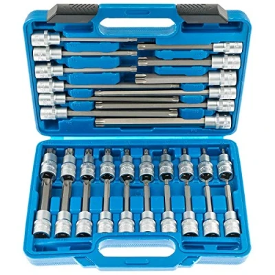 Afbeelding van SATRA S ST3212 dopsleutelset T profiel doppen 32 delig 1/2&quot; gereedschap bits compatibel met Torx