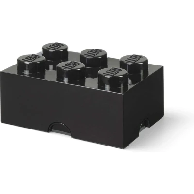 Afbeelding van Lego Opbergbox Brick 6 Nylon Zwart