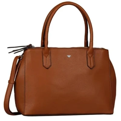 Afbeelding van TOM Tailor ROMA Shopper, Dames, Maat: One Size, Cognac