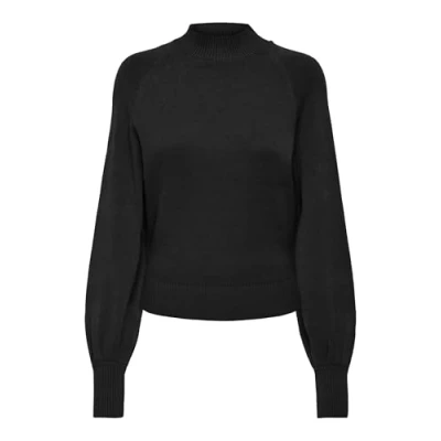 Afbeelding van ONLY Dames Onlfrida Life Ls Highneck Cc KNT gebreide trui, zwart, M