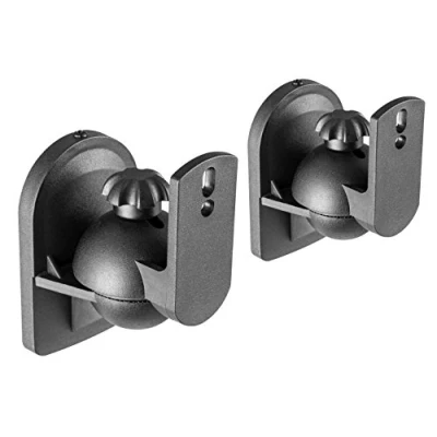 Afbeelding van RICOO Wandhouder voor luidspreker LH028 Universele Fix Wandmontage, kantelbaar en draaibaar, verstelbaar, luidsprekerhouder, tv luidspreker, 2 stuks