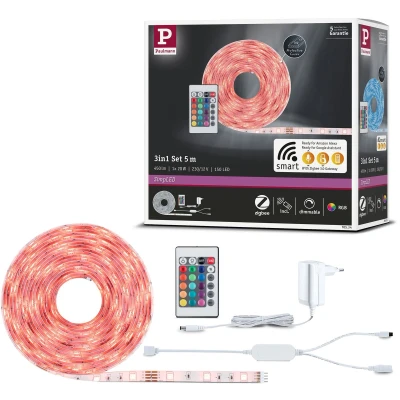 Afbeelding van Paulmann 70534 LED strip complete set 230 V 5 m RGB