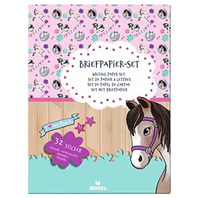 Afbeelding van Moses Briefpapier set A5 Meisjes 22,5 X 17 Cm Papier 73 delig