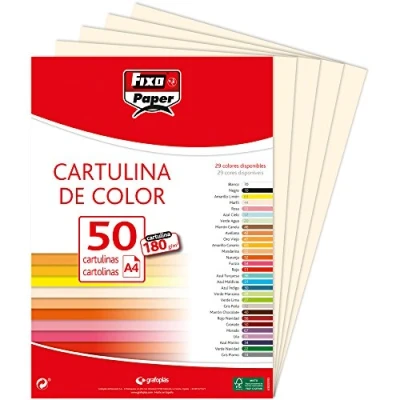Afbeelding van Fixo Paper 11110344 Doos A4, 50 stuks, ivoorkleurig, 180 g