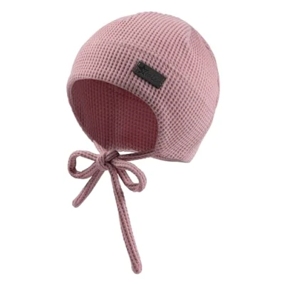 Afbeelding van Sterntaler Beanie wafel piqué mat roze
