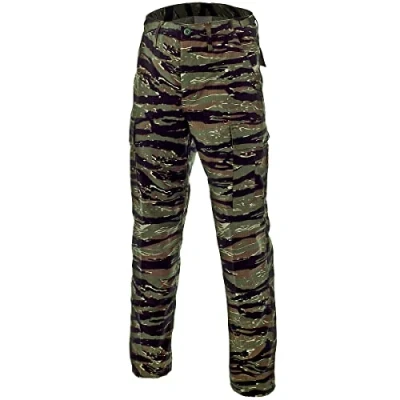 Afbeelding van MFH BDU Combat Broek Ripstop Tiger Stripe maat L