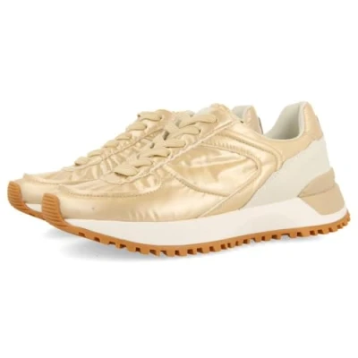 Afbeelding van Gioseppo Nabbe Sneakers laag, Dames, Maat: 40, Platino Leer en textiel