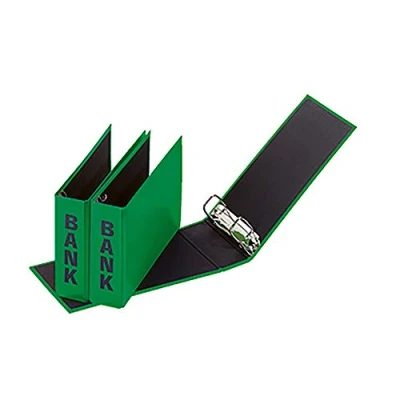 Afbeelding van Pagna Ringmap (pcr) Ft 14 X 25 Cm, Groen, Glans Uitvoering Met Zwarte Belettering