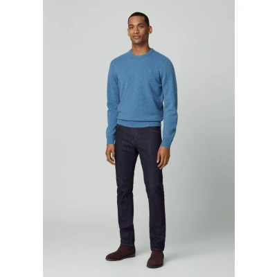 Afbeelding van Hackett London Rinse WASH Slim fit jeans, Heren, Maat: 32x30, Denim blue