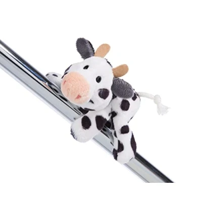 Afbeelding van MagNICI koe Cowluna 12 cm wit Duurzame knuffel met magneet magnetisch dier voor koelkast, schoolbord, metaal en nog veel meer, geweldig geschenkidee