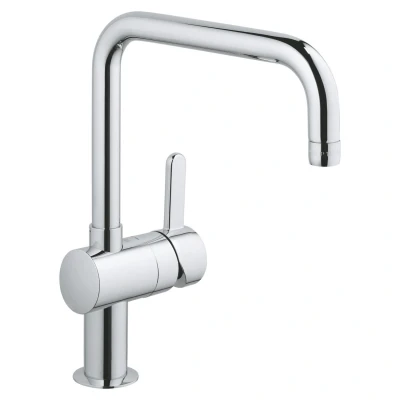 Afbeelding van Keukenkraan Grohe Flair U Uitloop 1 Gats met Hoge Chroom