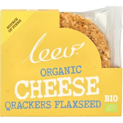 Afbeelding van Leev bio Qrackers Oude Kaas 140 g