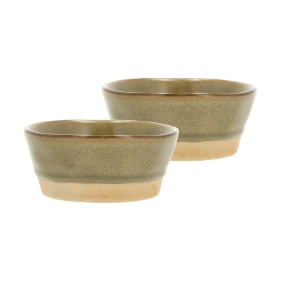 Afbeelding van Kom Villa Collection Evig Brown 10 x 4,3 cm (Set van 2)