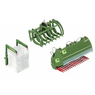Afbeelding van Wiking Accessoireset voorlader set B JD groen 1:32