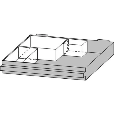 Afbeelding van Raaco Ladekast Lade type 250 03 transparant 103114
