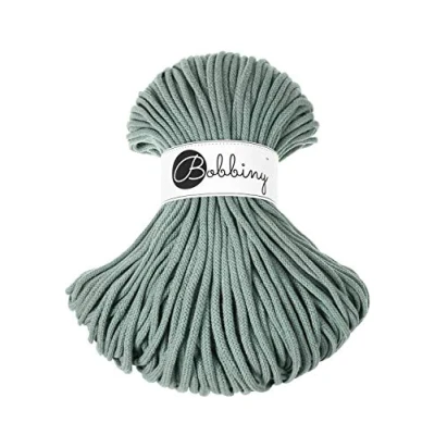 Afbeelding van Bobbiny Premium cords 5 mm rope garen, 100 m, 100% katoen (laurel)