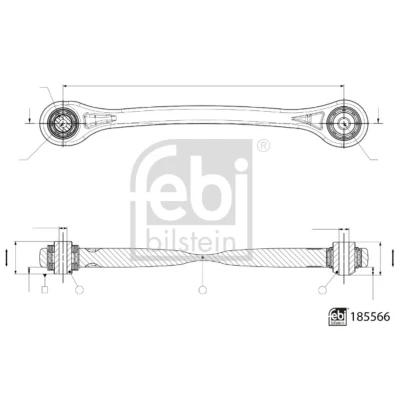 Afbeelding van Febi Bilstein Draagarm 185566