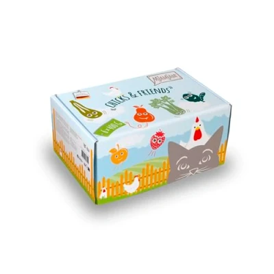 Afbeelding van MjAMjAM Multipack Z3 2 x kip en wilde zalm, 1 rendier kip, hert kalkoen, geit, garnalen 400 g, per stuk verpakt (1 2,4 kilogram)