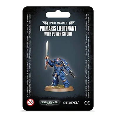 Afbeelding van Games Workshop Warhammer 40k Space Marine Primaris luitenant met Power Sword