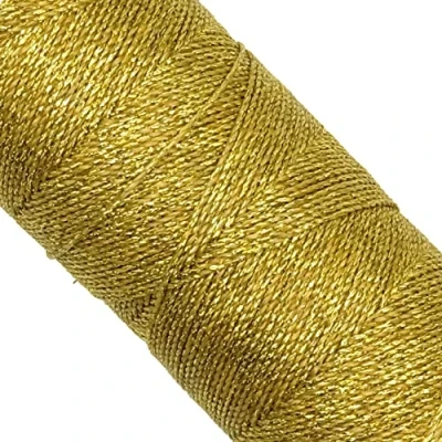 Afbeelding van LINHASITA Garenspoel, gewaxt, 100 g/170 meter, 1 mm dik, polyester, macramégaren, 30 kleuren, goud