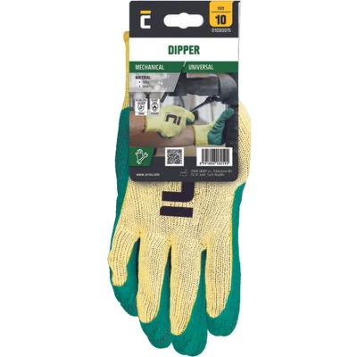 Afbeelding van Cerva DIPPER handschoen blister 01080015BN 12 stuks Groen 10