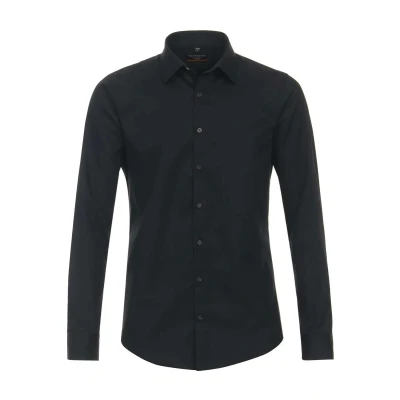 Afbeelding van Redmond SLIM FIT Langarm IN Verschiedenen Zakelijk overhemd, Heren, Maat: Large, Schwarz