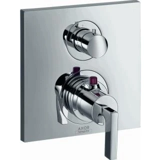 Afbeelding van AXOR Citterio afbouwdeel voor inbouw thermostaat met stopkraan,