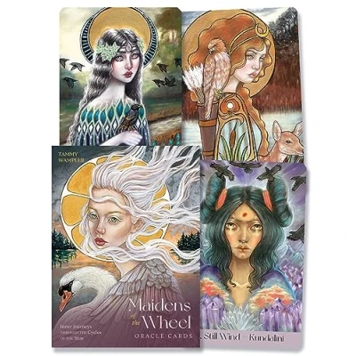 Afbeelding van Maidens of the Wheel Oracle Cards: Inner Journeys Through Cycles Year