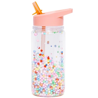 Afbeelding van Petit monkey drinkfles macaron popsicles soft coral 300 ml