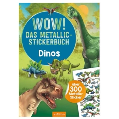 Afbeelding van WOW! Das Metallic Stickerbuch Dinos: Über 300 Sticker