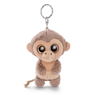 Afbeelding van Glubschis Pluchen Sleutelhanger Aap Hobson, 9cm