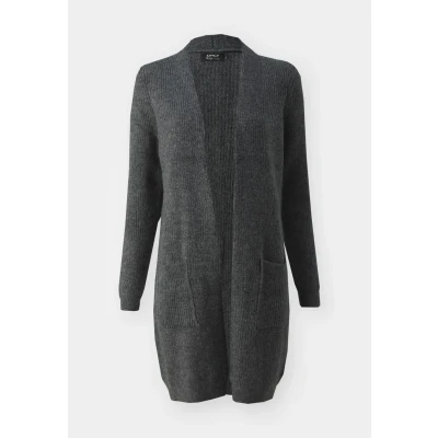 Afbeelding van ONLY dames gebreid jack Onljade L/S Cardigan Knt Noos, Dark Grey Mel, S