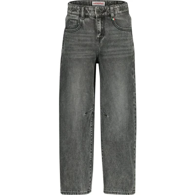 Afbeelding van Vingino Baggy Jeans Kit Dark Grey Vintage Maat 122