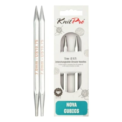 Afbeelding van Knitpro Nova Cubics verwisselbare speciale 7,00 mm cirkelvormige naaldtips 1 Stuk