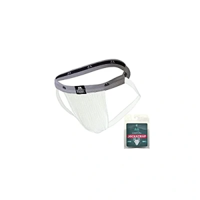 Afbeelding van MM Sports origineel Jockstrap 1 inche zwart/ grijs medium