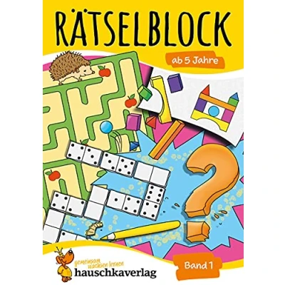 Afbeelding van Ratseln, knobeln, logisches denken t630 ratselblock ab 5 jahre, band 1: Kunterbunter Rätselspaß: Labyrinthe, Fehler finden, Suchbilder, Sudokus u.v.m.