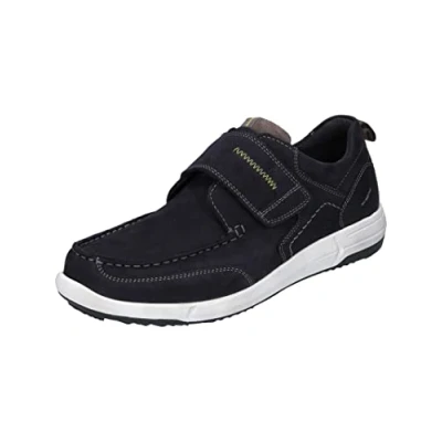 Afbeelding van Josef Seibel HEREN Klittenbandschoenen Enrico 24, Mannen Lage schoenen,Schoenbreedte G (Normaal),verwisselbaar voetbed,Blauw (indigo kombi),43 EU / 9 UK