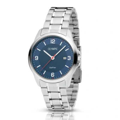 Afbeelding van Olympic OL26HSS301 BARI Horloge Staal Blauw 39mm