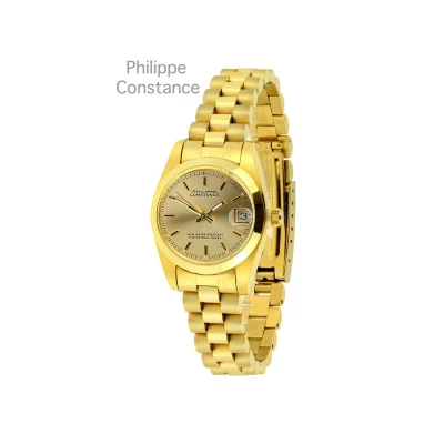 Afbeelding van PHILIPPE CONSTANCE &quot;MINI GOLD&quot; PLAIN GOLD NO NUMBERS