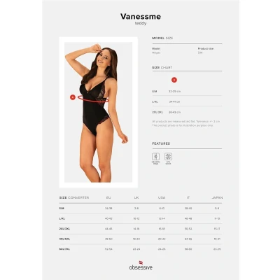Afbeelding van Obsessive Vanessme teddy L/XL