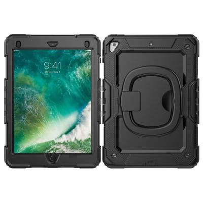 Afbeelding van Mobilize Rotating Defender Case Stand Function for Apple iPad 9.7 (17/18)/Air/Air 2/Pro Black