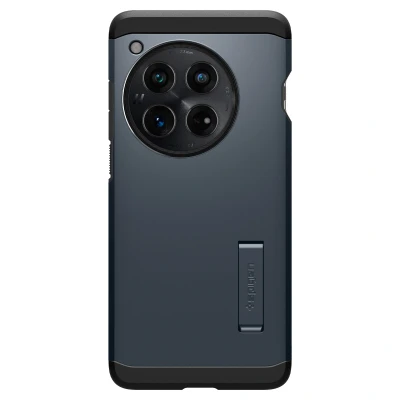 Afbeelding van OnePlus 12 Hoesje Kunststof Spigen Hardcase/Backcover Donkerblauw Telefoonhoesje Shockproof/Valbescherming