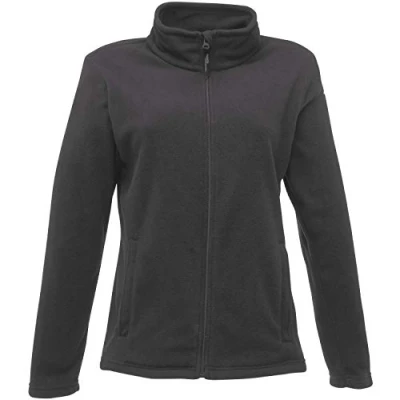 Afbeelding van Regatta Vrouwen Full Zip Micro Fleece Jas Seal Grey, Maat 12