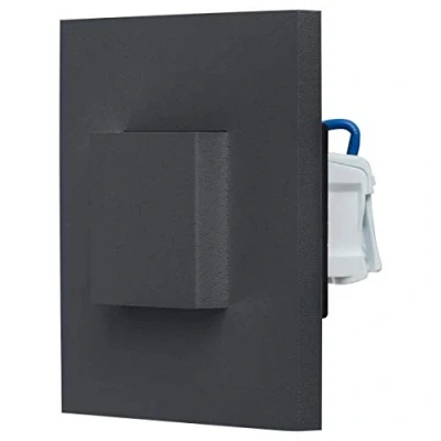 Afbeelding van EVN LQ41802AD Lichttechnik LED wandinbouwlamp vast ingebouwd 1.8 W Antraciet