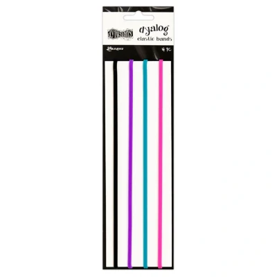 Afbeelding van Ranger Dyan Reaveley Dylusions Dyalog Elastic Bands (4pcs) (DYT60550)