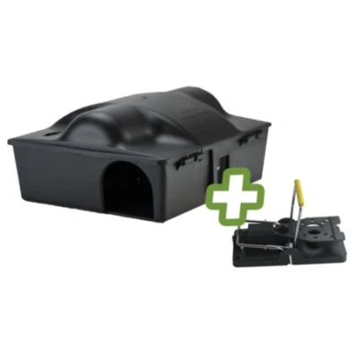 Afbeelding van Voerdoos rat dual bait incl. rattenklem