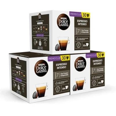 Afbeelding van Nescafé DOLCE GUSTO Magnum ESPRESSO INTENSO koffiecapsules, 3 x 30 90 capsules
