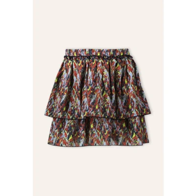 Afbeelding van Kinder Rae Print Rok Blauw Amibitous AO Maat 98.0 B.Nosy